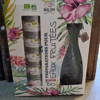 coffret bio eaux fruitées