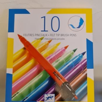 10 feutres pinceaux 
