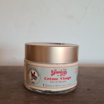 crème visage au lait d'ânesse 